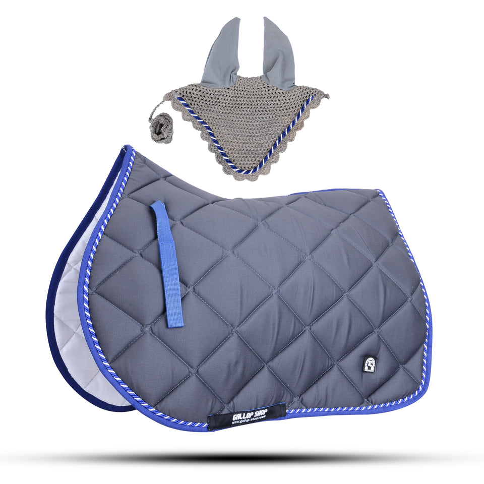 General Saddle Pads with Matching Fly Veil Set