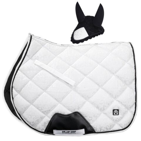 Gallop Shop Lux Edition Brocade Saddle Pad Set / Numnah Cloth Saddle Pad