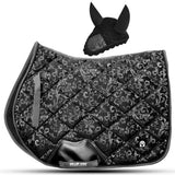 Gallop Shop Lux Edition Brocade Saddle Pad Set / Numnah Cloth Saddle Pad