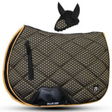 Gallop Shop Lux Edition Brocade Saddle Pad Set / Numnah Cloth Saddle Pad