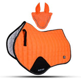 Close Contact Jumping Saddle Cloth Numnah Saddle Pads + Fly Veil