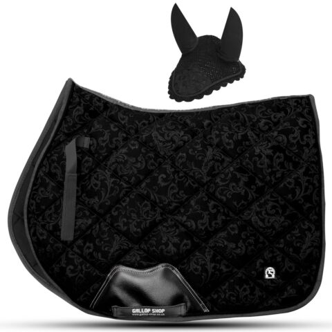 Gallop Shop Lux Edition Brocade Saddle Pad Set / Numnah Cloth Saddle Pad