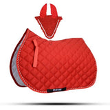 Numnah Saddle Pads with Matchy Fly Veil Bonnet Set