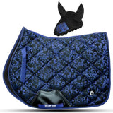 Gallop Shop Lux Edition Brocade Saddle Pad Set / Numnah Cloth Saddle Pad