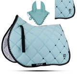 Numnah Horse Saddle Pad With Matching Ear Bonnet