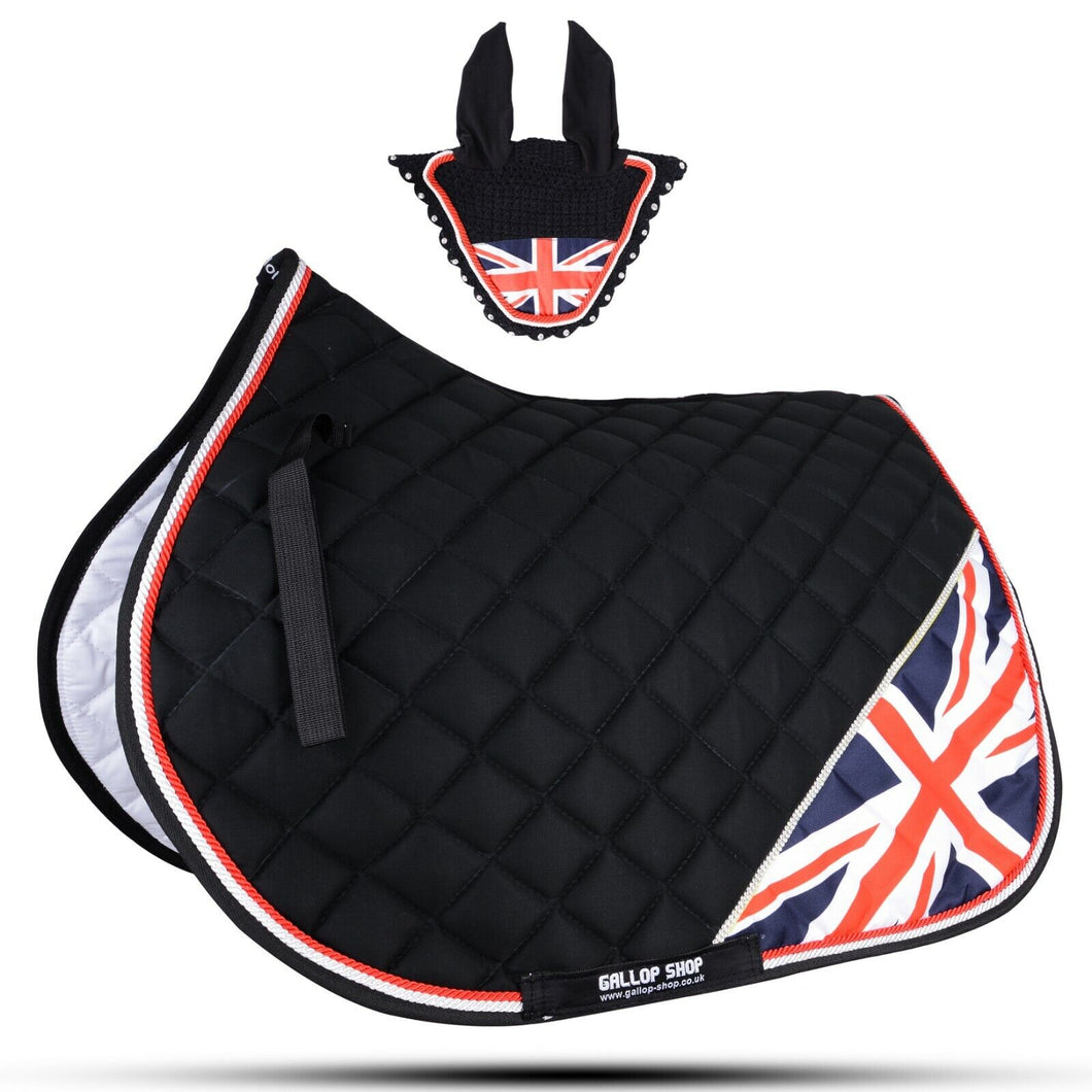 Patriot Series Horse Saddle Pad / National Flag Saddle Pad Set / Numnah Cloth