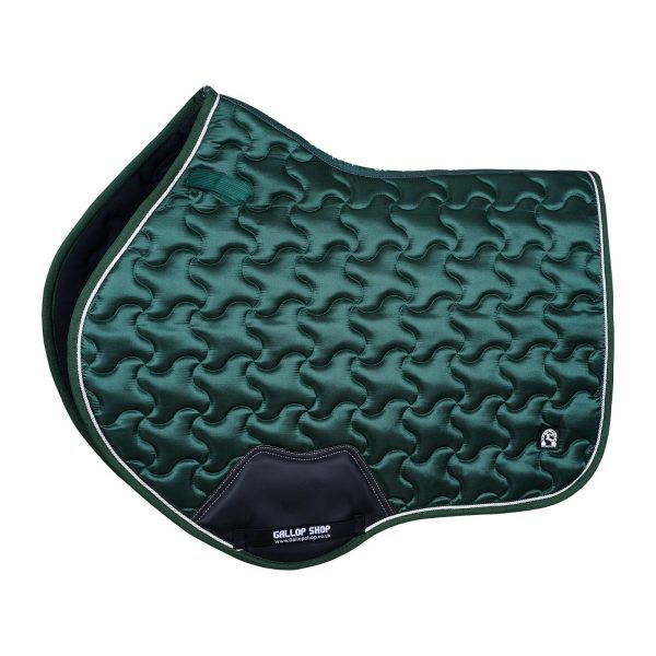 Close Contact Ninja Star Saddle Pad / All Purpose Saddle Pad Matchy Set - Full, Dark Green