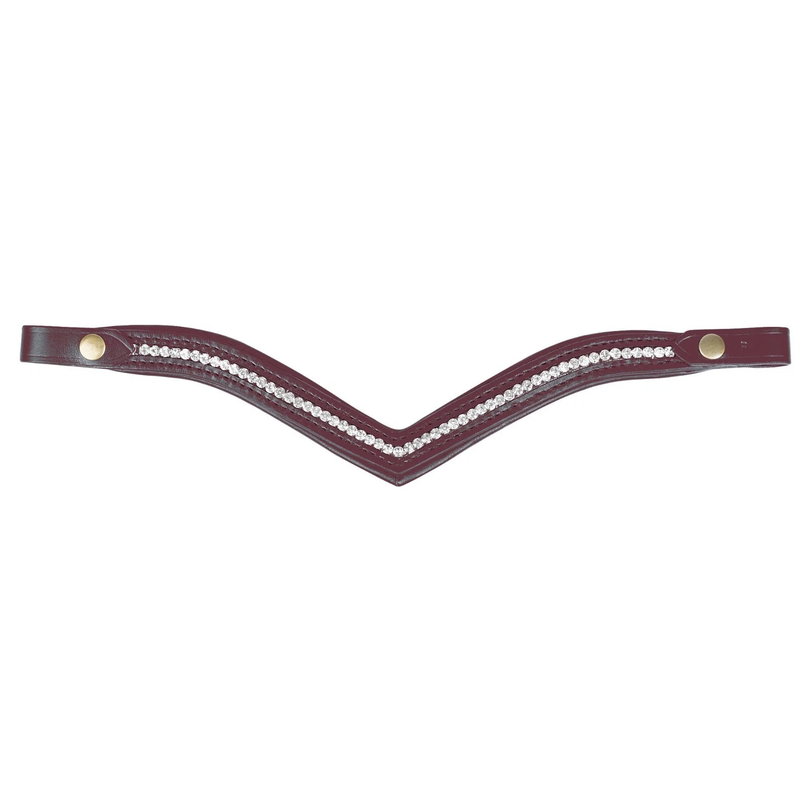 Crystal Studded Leather Brow Band, Western Horse Tack with Decorative Rhinestone - Image 18